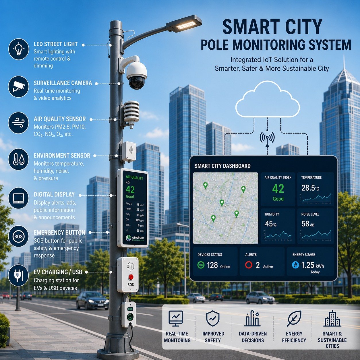 IoT technology abstract