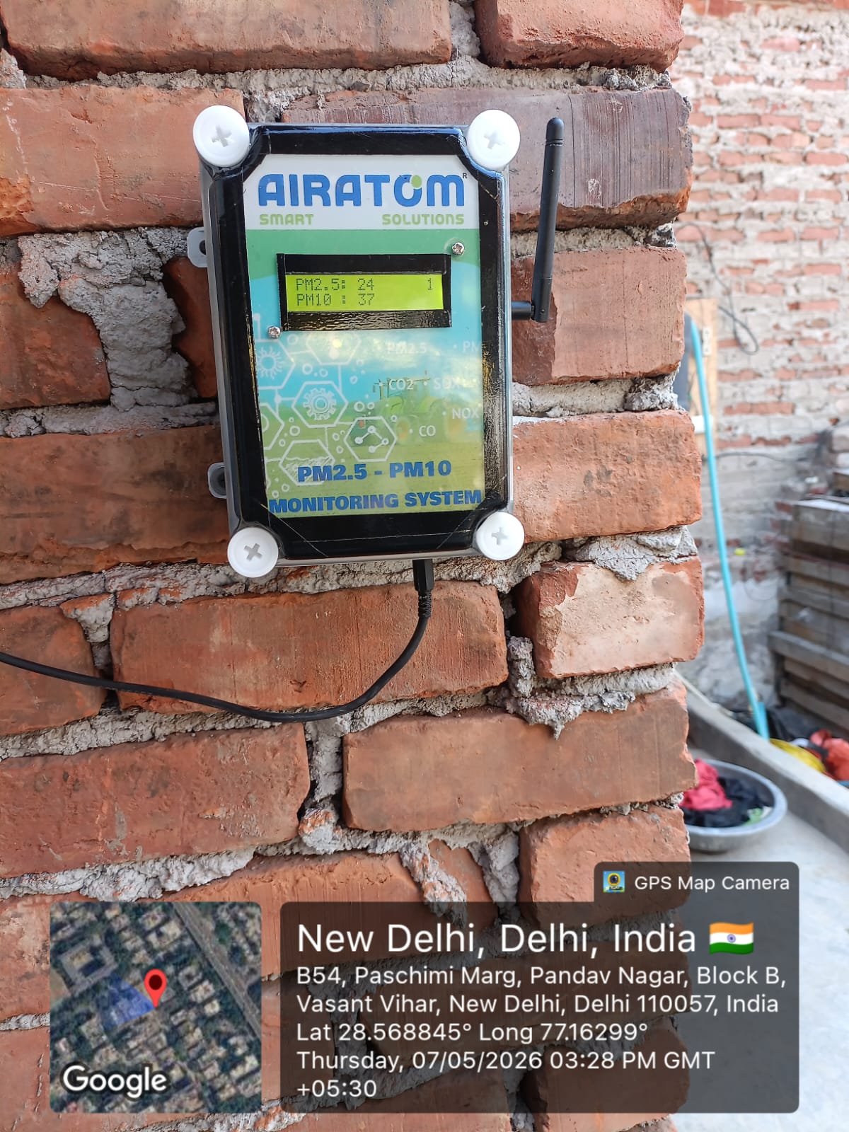 Compact Sensor Node on Site