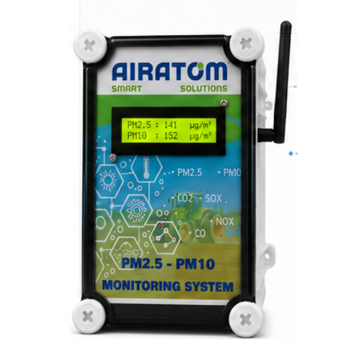 PM2.5 PM10 Dust Monitoring System | Outdoor Air Quality Monitoring System